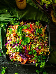 easy vegan thai noodle salad with