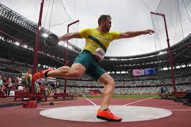 olympics athletics denny finds his way