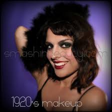 1920s flapper makeup tutorial halloween