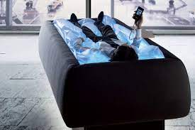 high tech water bed simulates floating