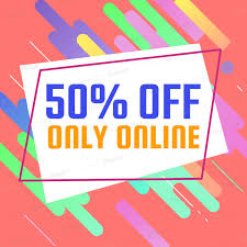 Colorful Banner Template For Online Sales 548d