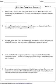 Addition And Subtraction Integers