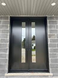 Black Steel Door Replacement Markham