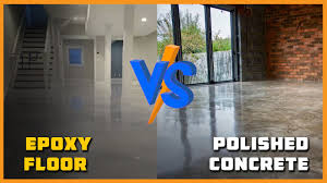 epoxy floor vs polished concrete what