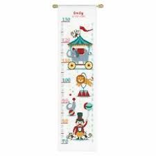 Details About Vervaco 0021626 Height Chart Circus Counted Cross Stitch Kit 14 Count