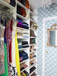 But you can also buy bins or baskets in linen, cedar or leather materials. Small Walk In Closet Design Ideas Better Homes Gardens