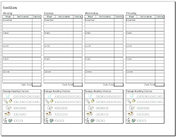 Free Calorie Counter Spreadsheet Templates Daily Tracker Template