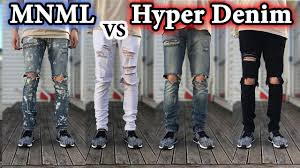 Destroyed Jeans Comparison Hyper Denim Vs Mnml La