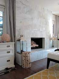 Modern Marble Fireplace Contemporary