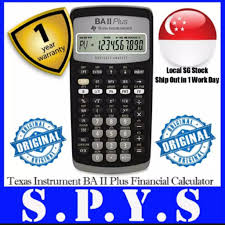 Learn how to do advanced calculator functions using the baii plus calculator for the cfa ® exam from kaplan schweser's dr. Texas Instruments Ba Ii Plus Baii Plus Baii Plus Financial Calculator Original Authentic 1 Yr Wty Local Sg Seller Shopee Singapore