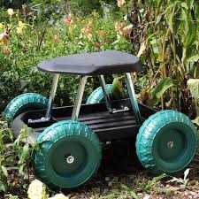 Pure Garden Garden Cart Rolling Scooter