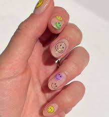 smiley face nail stickers free