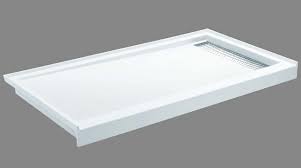 solid surface trench drain shower bases