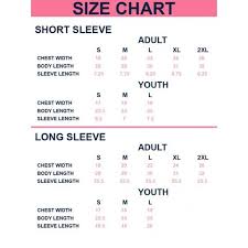 Size Chart Simplycutetees