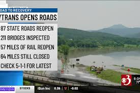 vtrans works on reopening flooded vt roads