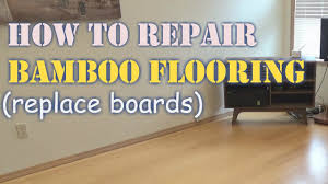 how to repair bamboo flooring you