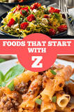 What food starts with Z?