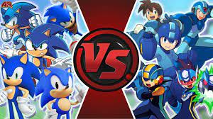 TEAM SONIC vs MEGA MEN TOTAL WAR! (Mega Man vs Sonic Animation) | CARTOON  FIGHT CLUB Episode 335 - YouTube