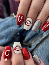 35 cincinnati reds nail designs and