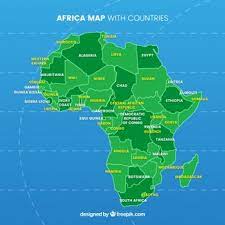 For old maps showing africa (that is, maps made over 70 years ago), please see category old maps of africa. Free Vector Map Of Africa Continent With Different Colors