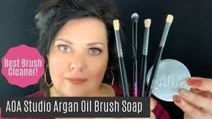 aoa studio argan oil brush soap