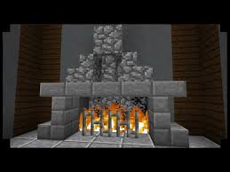 Minecraft How To Make Simple Fireplace