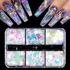 colorful nail glitter powder sequins