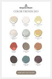 benjamin moore house color palettes