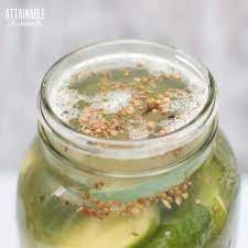 garlic dill pickle recipe fermented
