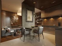 living room and kitchen partition