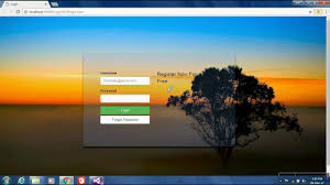 Asp Net Login Page Design Using Bootstrap Transparent Page Youtube