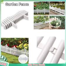 Sasa 32 60cm White Plastic Garden Fence