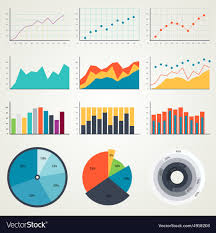 Set Of Elements For Infographics Charts Graphs
