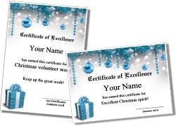 Printable Christmas Certificates