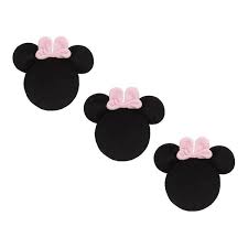 Disney Plush Minnie Mouse Black Wall