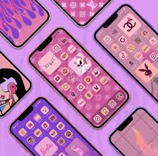 pink bad aesthetic app icons ios 14