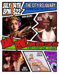 BAM! POW! Bare Book Club NYC! - Burlesque Galaxy