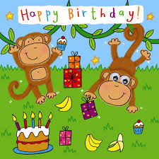 Image result for monkey and birthday