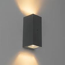outdoor wall lamp anthracite ip44 with