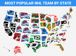 Map The Most Popular Nhl Team In Every State Business Insider