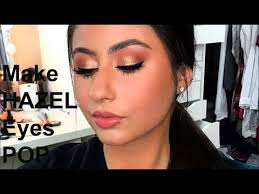 make hazel eyes pop client makeup