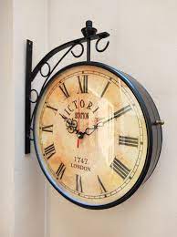 Buy Station Clock Double Sided Victoria