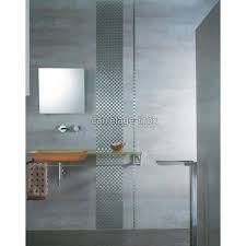mosaic stainless steel tile bathroom