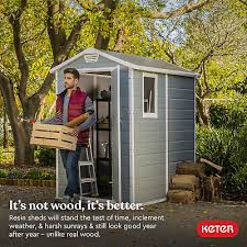 Manor 4x6 Resin Outdoor Storage Shed