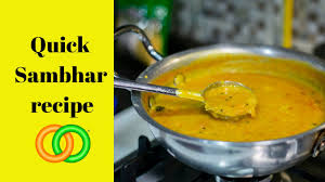 sambar recipe quick and easy way to