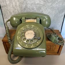 Western Electric Telephone Olive Green