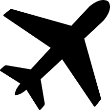 plane icon png and svg vector free