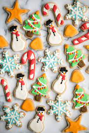 christmas sugar cookies with royal