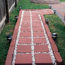 Red Square Concrete Step Stone