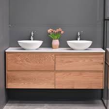 Natural Timber Bathroom Vanity